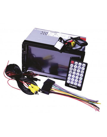 Pantalla Táctil 2 DIN Coustic CO-MOV57 Bluetooth USB AUX Mirror Link + Cámara de Reversa - Audioshop México lo mejor en Car Audio en México -  Coustic